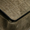 Fendi Zucca Suede Messenger Bag Secondhand