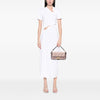 Fendi Zucca Embroidered Canvas Baguette Satchel Secondhand