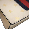 Gucci Small Leather Bee Star Sylvie Satchel Secondhand