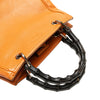 Gucci Small Calfskin Bamboo Shopper Satchel Secondhand