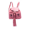 Gucci Leather Bamboo Tassel Backpack Secondhand