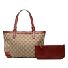 Gucci GG Canvas Craft Tote Secondhand