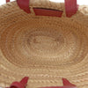 Celine Small Raffia Cuir Triomphe Classic Panier Tote Secondhand