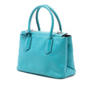 Prada Small Saffiano Cuir Turnlock Twin Satchel Secondhand