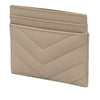 Secondhand Saint Laurent Grain de Poudre Cassandre Matelasse Card Case