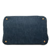 Prada Denim Canapa Logo Tote Secondhand
