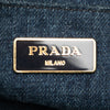 Prada Denim Canapa Logo Tote Secondhand