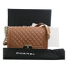 Chanel Old Medium Quilted Caviar Boy Flap Secondhand