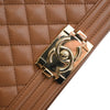 Chanel Old Medium Quilted Caviar Boy Flap Secondhand