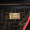 Fendi Medium Zucca Canvas Fluo Trim Baguette Satchel Secondhand