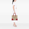 Prada Cinghiale Trimmed Canapa Tote Secondhand