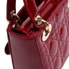 Dior Mini Patent Cannage Lady Dior Secondhand