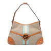 Gucci Canvas Web Reins Shoulder Bag Secondhand