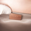Gucci Metallic Leather Crystal Embellished Broadway Clutch on Strap Secondhand