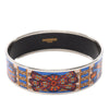Hermès Wide Sunburst Rubans de Cheval Enamel Bangle 70 Secondhand