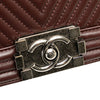 Chanel Medium Chevron Calfskin Boy Flap Secondhand