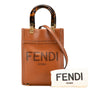 Secondhand Fendi Mini Leather Sunshine Shopper Tote