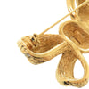 Dior Gold Plated Strass Bow Brooch Secondhand