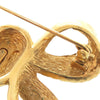 Dior Gold Plated Strass Bow Brooch Secondhand