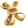 Dior Gold Plated Strass Bow Brooch Secondhand