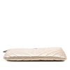 Chanel Medium Chevron Metallic Calfskin O Case Clutch Secondhand