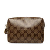 Secondhand Gucci GG Crystal Cosmetic Pouch