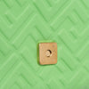 Fendi Small FF Nappa Embossed Chain Midi Baguette Secondhand