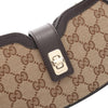 Gucci Mini GG Canvas Web Moon Side Shoulder Bag Secondhand