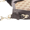 Gucci Mini GG Canvas Web Moon Side Shoulder Bag Secondhand