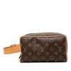 Louis Vuitton Monogram Locker Dopp Kit Clutch Secondhand