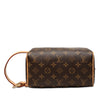 Louis Vuitton Monogram Locker Dopp Kit Clutch Secondhand