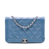 Secondhand Chanel Quilted Calfskin Boy Wallet on Chain