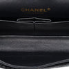 Chanel Medium Classic Chevron Calfskin Pleated Double Flap Secondhand