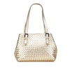 Bottega Veneta Small Metallic Nappa Intrecciato Cesta Tote Secondhand