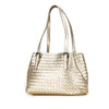 Bottega Veneta Small Metallic Nappa Intrecciato Cesta Tote Secondhand