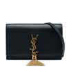 Saint Laurent Smooth Calfskin Monogram Kate Tassel Chain Wallet Secondhand