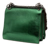 Fendi Small Leather Scalloped Kan I Crossbody Secondhand