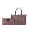 Bottega Veneta Mini Lambskin Intreccio Cabat Tote Secondhand