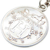 Hermès Sterling Silver and 18K Rose Gold Ex-Libris Long Necklace Secondhand
