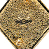 Chanel Gold Plated CC Diamond Brooch Secondhand