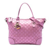 Gucci Metallic Guccissima Heart Bit Satchel Secondhand