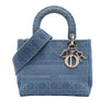 Dior Medium Embroidered Canvas Cannage Lady D Lite Secondhand
