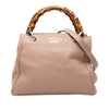 Gucci Small Calfskin Bamboo Shopper Satchel Secondhand