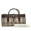 Burberry House Check Canvas Handbag Secondhand