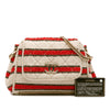 Secondhand Chanel CC Quilted Tweed Striped Single Flap