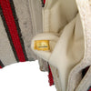 Secondhand Chanel CC Quilted Tweed Striped Single Flap