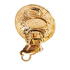 Secondhand Chanel Gold Plated CC Swing Clip On Earrings