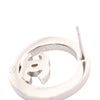 Chanel CC Brass Strass Round Push Back Earrings Secondhand