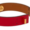 Hermès Narrow Swift As de Coeur Bracelet Secondhand