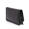 Secondhand Chanel Quilted Lambskin Boy Wallet On Chain